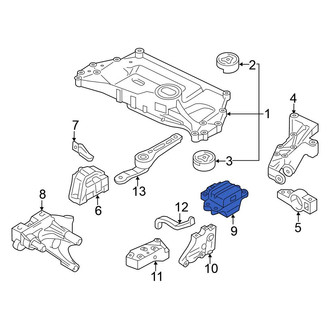 Volkswagen OE - Upper Automatic Transmission Mount
