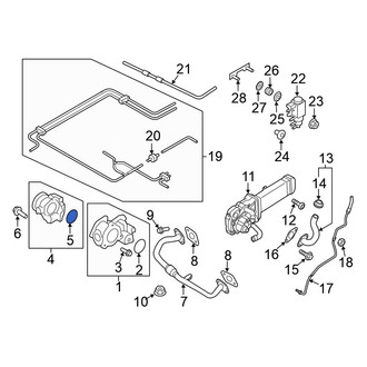 Volkswagen OE - Exhaust Back Pressure Regulator Gasket