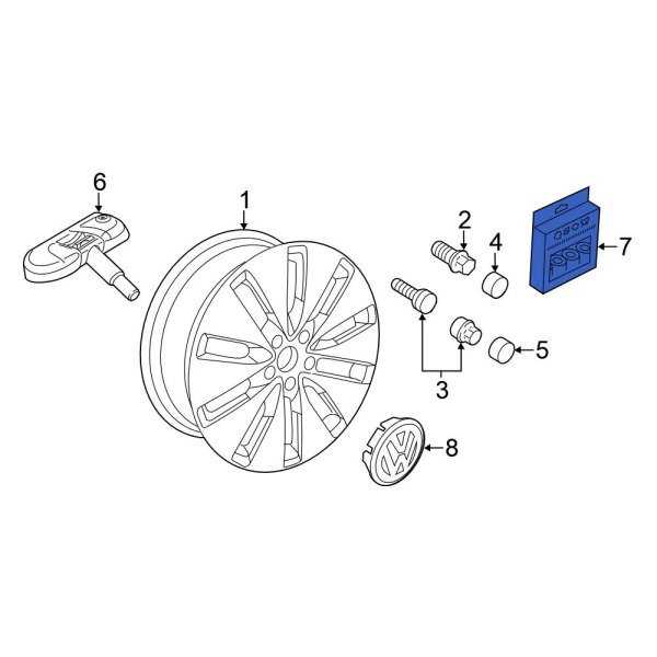 Wheel Lock Set