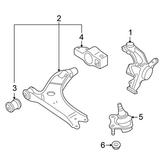 Volkswagen OE - Front Suspension - Suspension Components (Wagon)