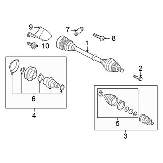 Volkswagen OE - Front Suspension - Drive Axles (Wagon Standard Tr)