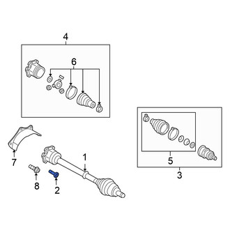 Volkswagen OE - Front CV Joint Bolt