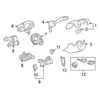 Volkswagen OE - Steering Column - Shroud, Switches & Levers (Wagon)