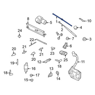 Volkswagen OE - Rear Wiper Blade