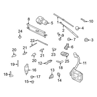 Volkswagen OE - Windshield - Wiper & Washer Components (Wagon)