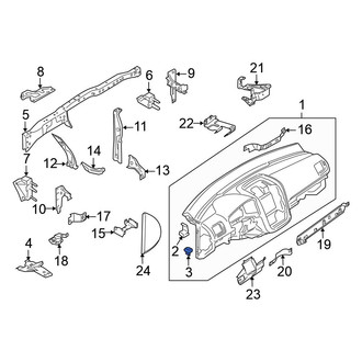 Volkswagen OE - Left Instrument Panel Cover