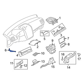 Volkswagen OE - Left Instrument Panel Trim Panel