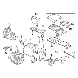 Volkswagen OE - Rear Console (Wagon)