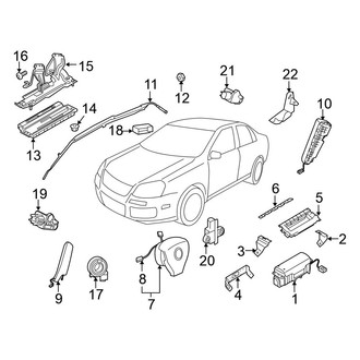 Volkswagen OE - Restraint Systems - Air Bag Components (Wagon)