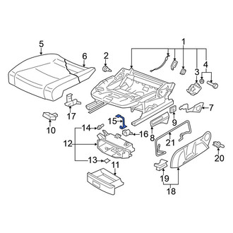 Volkswagen OE - Left Seat Adjuster Bracket