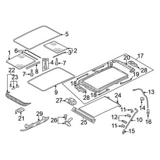 Volkswagen OE - Roof - Sunroof (Wagon)