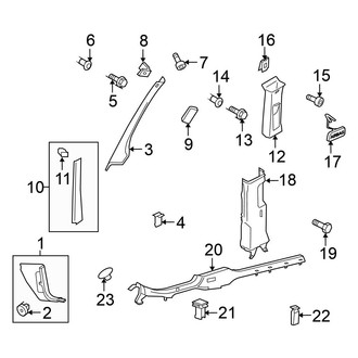 Volkswagen OE - Pillars, Rocker & Floor - Interior Trim (Wagon)