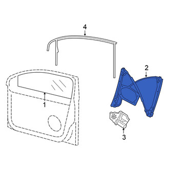 Volkswagen OE - Front Right Window Regulator