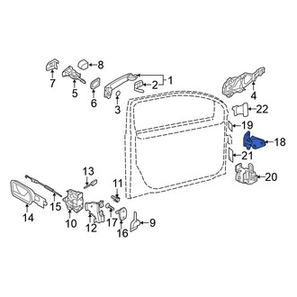 Volkswagen OE - Front Left Upper Door Hinge