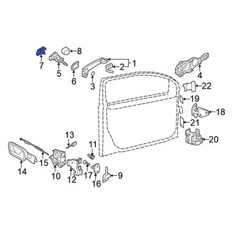 Volkswagen OE - Front Right Inner Door Panel Handle Cover