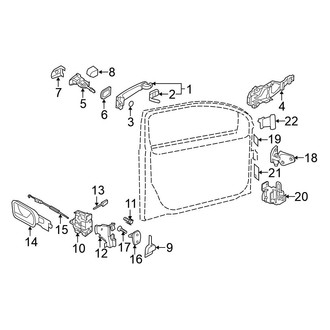 Volkswagen OE - Front Door - Lock & Hardware (Wagon)