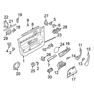 Volkswagen OE - Front Door - Interior Trim (Wagon)