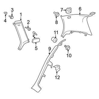 Volkswagen OE - Quarter Panel - Interior Trim (Wagon)