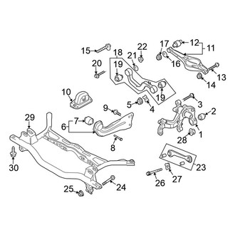 Volkswagen OE - Rear Suspension - Suspension Components (Wagon)
