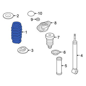 Volkswagen OE - Rear Coil Spring