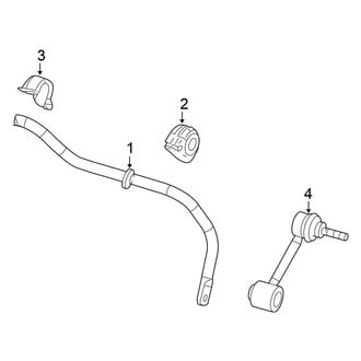Volkswagen OE - Rear Suspension - Stabilizer Bar & Components (Wagon)
