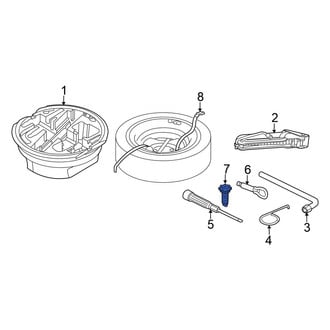 Volkswagen OE - Spare Tire Bolt