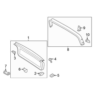 Volkswagen OE - Lift Gate - Interior Trim (Wagon)