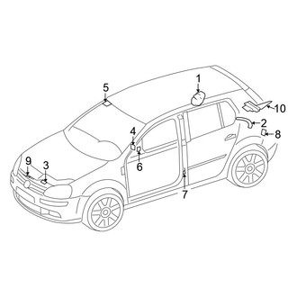Volkswagen OE - Information Labels - Labels