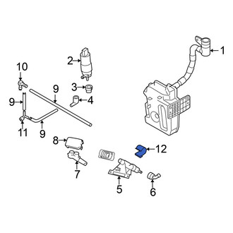 Volkswagen OE - Headlight Washer Hose Clip