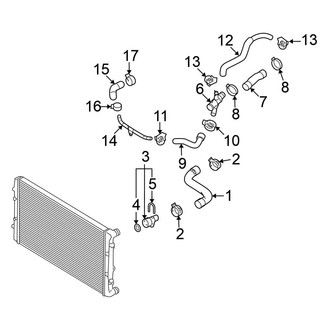 Volkswagen OE - Cooling - Hoses & Lines (Feed)
