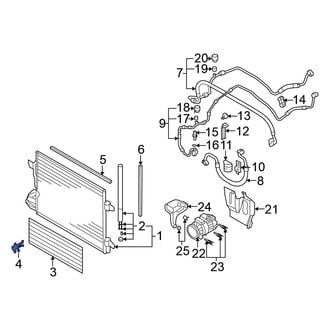 Volkswagen OE - Grille Retainer