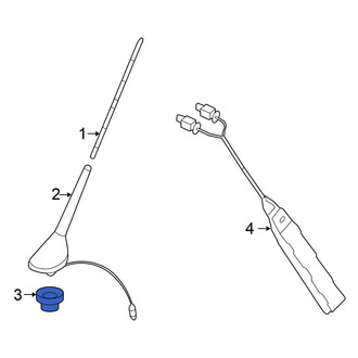 Volkswagen OE - Radio Antenna Base Nut