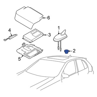 Volkswagen OE - Radio Antenna Base Nut