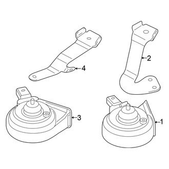 Volkswagen OE - Electrical - Horn