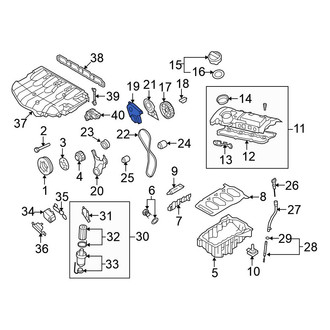 Volkswagen OE - Upper Engine Timing Cover