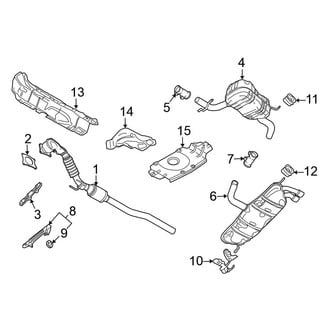 Volkswagen OE - Exhaust System - Exhaust Components