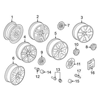 Volkswagen OE - Wheels (16")