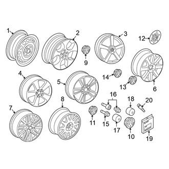 Volkswagen OE - Wheels (17")