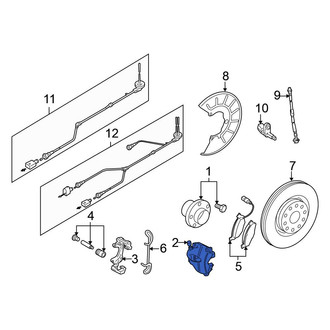 Volkswagen OE - Front Right Disc Brake Caliper