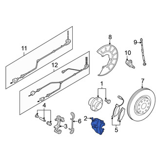 Volkswagen OE - Front Right Disc Brake Caliper