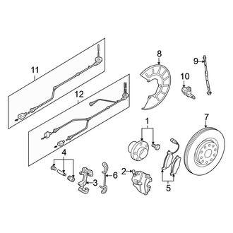 Volkswagen OE - Front Suspension - Brake Components (312 x 25 mm)