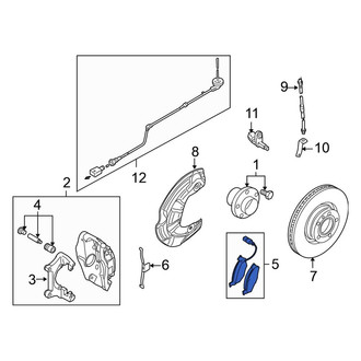 Volkswagen OE - Front Disc Brake Pad Set