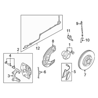 Volkswagen OE - Front Suspension - Brake Components (345 x 30 mm)