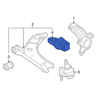 Volkswagen OE - Front Left Suspension Control Arm Bracket