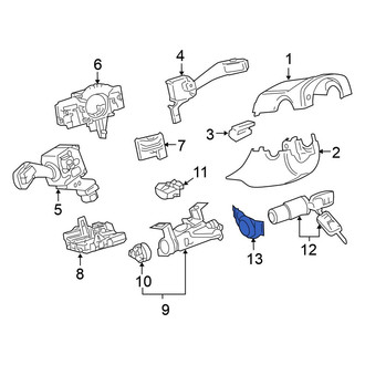 Volkswagen OE - Steering Column Cover Plug