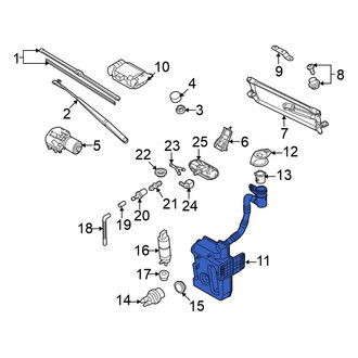 Volkswagen OE - Washer Fluid Reservoir