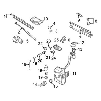 Volkswagen OE - Windshield - Wiper & Washer Components (S)