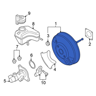 Volkswagen Golf GTI Power Brake Boosters & Parts Vacuum Boosters