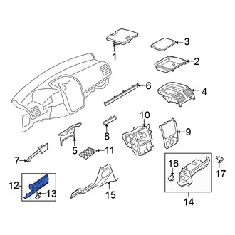 Volkswagen OE - Inner Instrument Panel Cover