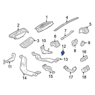 Volkswagen OE - HVAC Duct Air Temperature Sensor